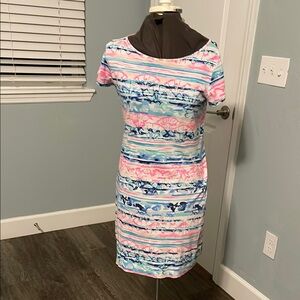 Lilly Pulitzer Vibrant Short Sleeve Dress